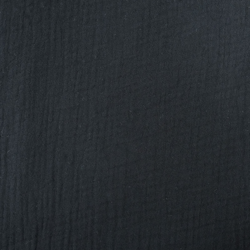 Double Gaze Unie Noire - Maison Klem